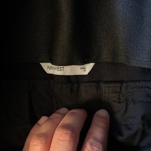 Nine West skinny ankle black pants